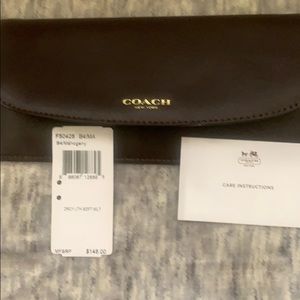 Coach leather wallet